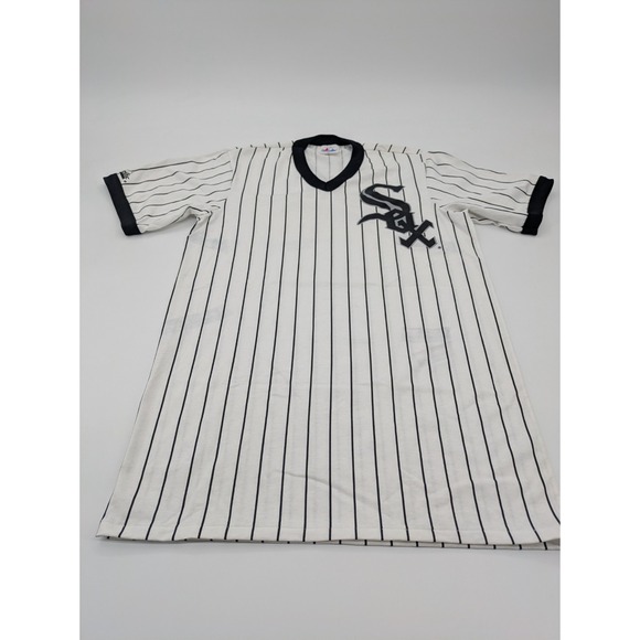 Vintage Majestic M Chicago White Sox Bike Shirt 1990s MLB Baseball Jersey‎ USA
